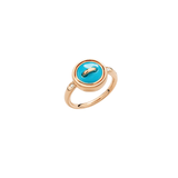 Pomellato Pom Pom Dot Reversible Ring-Pomellato Pom Pom Dot Reversible Ring - PAC5031 - O7WHR - DB0TU