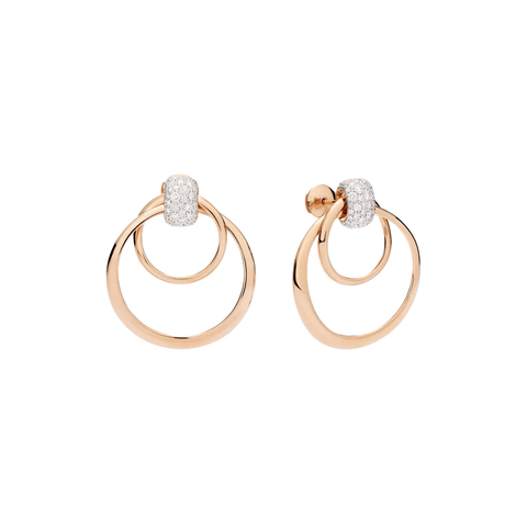 Pomellato Together Diamond Earrings-Pomellato Together Diamond Earrings POC6011O7WHRDB000