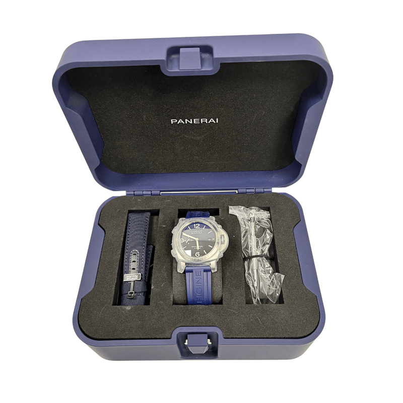 Pre-Owned Panerai Luminor Marina Blu Profondo-Pre - Owned Panerai Luminor Marina Blu Profondo - PAM01157