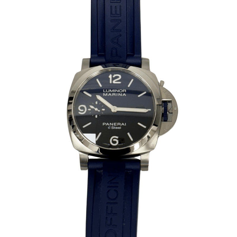 Pre-Owned Panerai Luminor Marina Blu Profondo-Pre - Owned Panerai Luminor Marina Blu Profondo - PAM01157