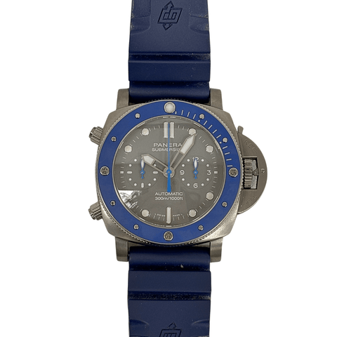 Pre-Owned Panerai Submersible Chrono Guillaume Nery Edition 47mm-Pre - Owned Panerai Submersible Chrono Guillaume Nery Edition 47mm - PAM00982