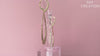 Shy Creation Diamond Pave Earrings in 14 karat rose gold with diamonds totaling 0.88 carats.