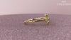 Shy Creation Diamond Flower Ring in 14 karat yellow gold with diamonds totaling 0.06 carats.