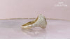 Shy Creation Diamond Baguette Signet Ring in 14 karat white gold with diamonds totaling 1.85 carats.