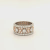 Platinum and Rose Gold Eternity Diamond Ring DRJCK00331