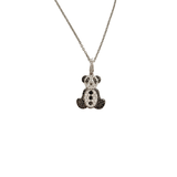 Qeelin Bo Bo Pendant Necklace Set-Qeelin Bo Bo Pendant Necklace Set - BBF - 030 - PD - WGD - SET