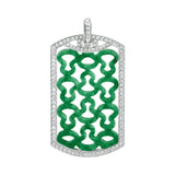 Qeelin Large Wulu Tag Pendant-Qeelin Large Wulu Tag Pendant - WUP20ANWGJE