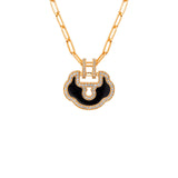 Qeelin Medium Yu Yi Necklace-Qeelin Medium Yu Yi Necklace - YLN20ABYGBJ
