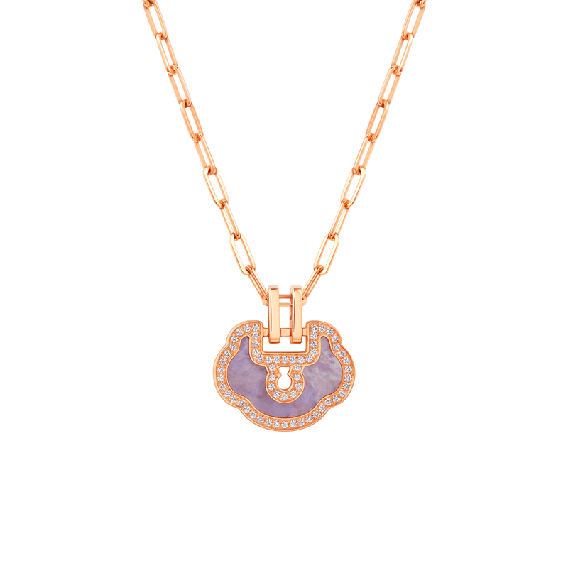 Qeelin Medium Yu Yi Necklace-Qeelin Medium Yu Yi Necklace YLN30ABRGPJ