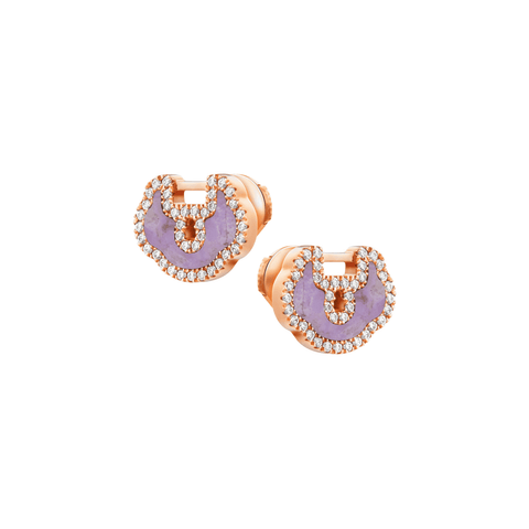 Qeelin Small Yu Yi Earstuds-Qeelin Small Yu Yi Earstuds YLE40ABRGPJ
