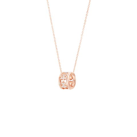 Qeelin Wulu Eternity Small Necklace-Qeelin Wulu Eternity Small Necklace - WUN50ANRGDI