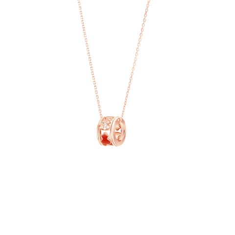 Qeelin Wulu Eternity Small Necklace-Qeelin Wulu Eternity Small Necklace - WUN50ANRGRH