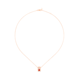 Qeelin Wulu Eternity Small Necklace-Qeelin Wulu Eternity Small Necklace - WUN50ANRGRH
