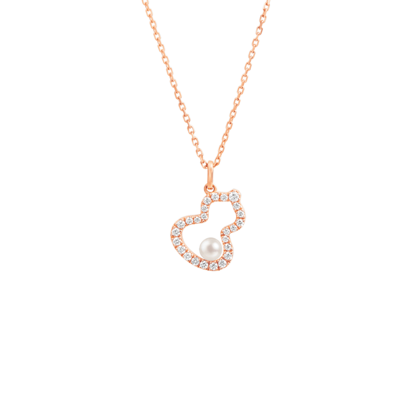 Qeelin Wulu Petite Necklace-Qeelin Wulu Petite Necklace - WUN40HNRGKP