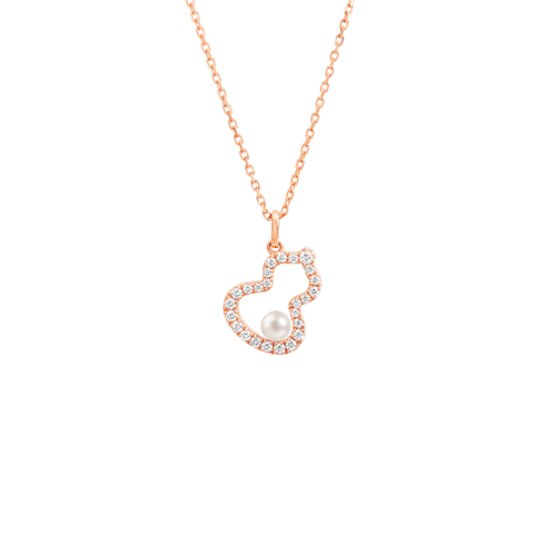 Qeelin Wulu Petite Necklace-Qeelin Wulu Petite Necklace - WUN40HNRGKP