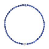 Rahaminov Sapphire Diamond Necklace-Rahaminov Sapphire Diamond Necklace - CS - 1882