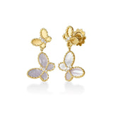 Roberto Coin Jasmine Butterfly Dangle Earrings-Roberto Coin Jasmine Butterfly Dangle Earrings - 7773820AYERXM