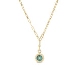 Roberto Coin Obelisco Large Malachite & Diamond Medallion Necklace-Roberto Coin Obelisco Large Malachite & Diamond Medallion Necklace - 8883123AY19XM