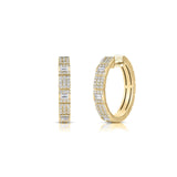 Roberto Coin Obelisco Mixed Cut Diamond Hoop Earrings-Roberto Coin Obelisco Mixed Cut Diamond Hoop Earrings - 8883549AYERX