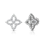 Roberto Coin Princess Flower Diamond Large Outline Stud Earrings-Roberto Coin Princess Flower Diamond Large Outline Stud Earrings - 8882350AWERX