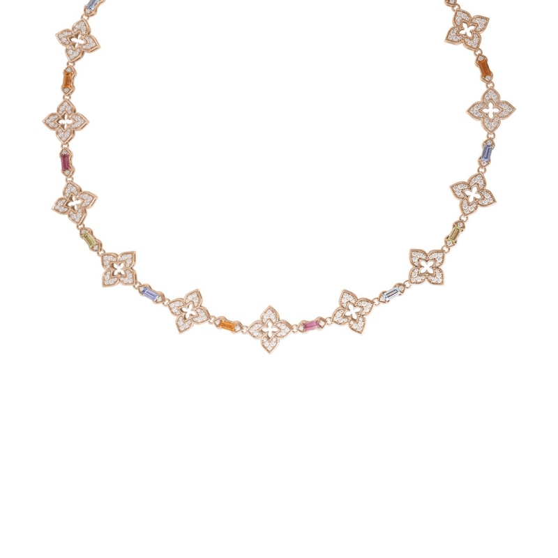 Roberto Coin Venetian Princess Carnival Flower Necklace-Roberto Coin Venetian Princess Carnival Flower Necklace - 8883543AXCHX