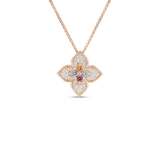 Roberto Coin Venetian Princess Carnival Large Flower Necklace-Roberto Coin Venetian Princess Carnival Large Flower Necklace - 8883561AX17X