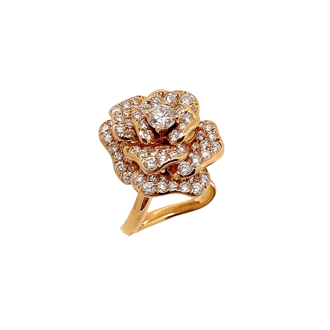 Rose Diamond Ring-Rose Diamond Ring - DRTIJ03800