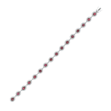 Ruby Diamond Bracelet-Ruby Diamond Bracelet RBRTJ00091