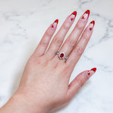Ruby Diamond Ring-Ruby Diamond Ring - RRNEL00612