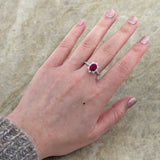 Ruby Diamond Ring-Ruby Diamond Ring - RRNEL00653