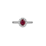 Ruby Diamond Ring-Ruby Diamond Ring - RRRTJ00117