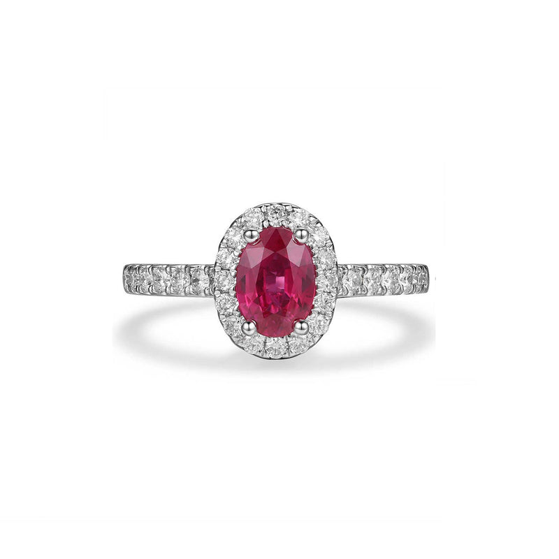 Ruby Diamond Ring-Ruby Diamond Ring - RRRTJ00141