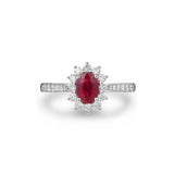 Ruby Diamond Ring-Ruby Diamond Ring - RRRTJ00158