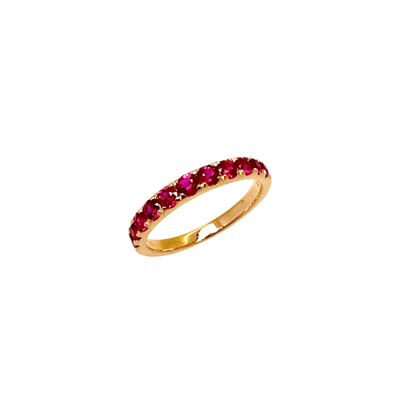 Ruby Diamond Rings Set-Ruby Diamond Rings Set RRTIJ00299