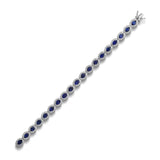 Sapphire Diamond Bracelet-Sapphire Diamond Bracelet - SBRTJ00073