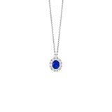 Sapphire Diamond Necklace-Sapphire Diamond Necklace SNSPK00232