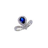 Sapphire Diamond Ring-Sapphire Diamond Ring SRTIJ02446