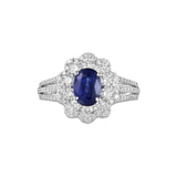 Sapphire Diamond Ring-Sapphire Diamond Ring - SRRTJ00073