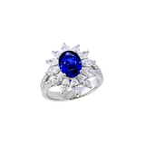 Sapphire Diamond Ring-Sapphire Diamond Ring - SRTIJ02286
