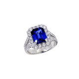Sapphire Diamond Ring-Sapphire Diamond Ring - SRTIJ02302