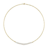 Shy Creation Cultured Pearl Paper Clip Link Necklace-Shy Creation Cultured Pearl Paper Clip Link Necklace - SC55023409