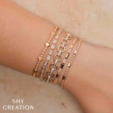 Shy Creation Diamond Baguette Tennis Bracelet 1.53CT-Shy Creation Diamond Baguette Tennis Bracelet 1.53CT - SC55027000RD