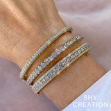Shy Creation Diamond Bangle 0.65 CT-Shy Creation Diamond Bangle - SC55022764ZS