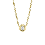 Shy Creation Diamond Bezel Necklace 0.05CT-Shy Creation Diamond Bezel Necklace 0.05CT SC55003229