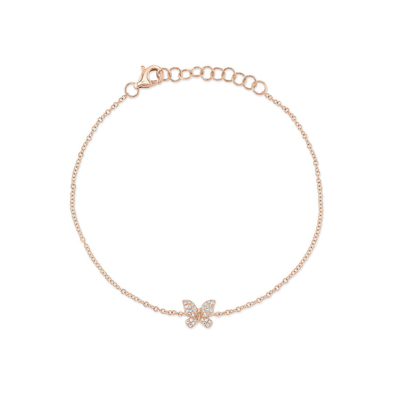 Shy Creation Diamond Butterfly Bracelet 0.08 CT-Shy Creation Diamond Butterfly Bracelet 0.08 CT - SC55025364