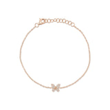 Shy Creation Diamond Butterfly Bracelet 0.08 CT-Shy Creation Diamond Butterfly Bracelet 0.08 CT - SC55025364