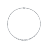 Shy Creation Diamond Crown Setting Tennis Necklace 10.36 CT-Shy Creation Diamond Crown Setting Tennis Necklace 10.36 CT - SC55022934V5