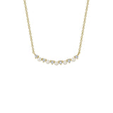 Shy Creation Diamond & Cultured Pearl Necklace 0.12 CT-Shy Creation Diamond & Cultured Pearl Necklace 0.12CT - SC55023346