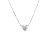 Shy Creation Diamond Heart Necklace 0.90 CT-Shy Creation Diamond Heart Necklace - SC55002132