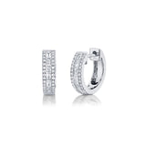 Shy Creation Diamond Huggie Earrings 0.34 CT-Shy Creation Diamond Huggie Earrings 0.34 CT - SC55006312
